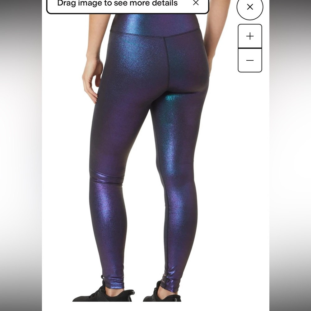 Beach Riot Sparkly Purple Piper Leggings